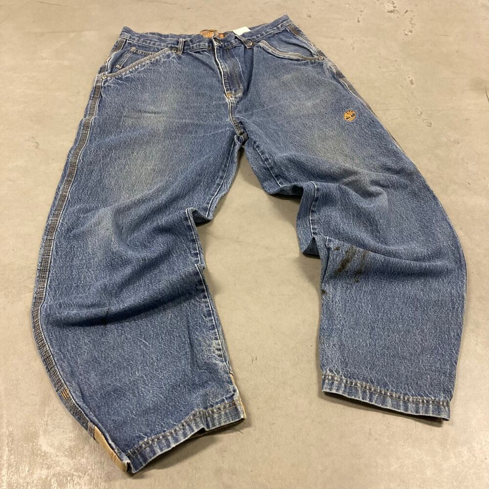 Y2K baggy timberland jeans 36x30